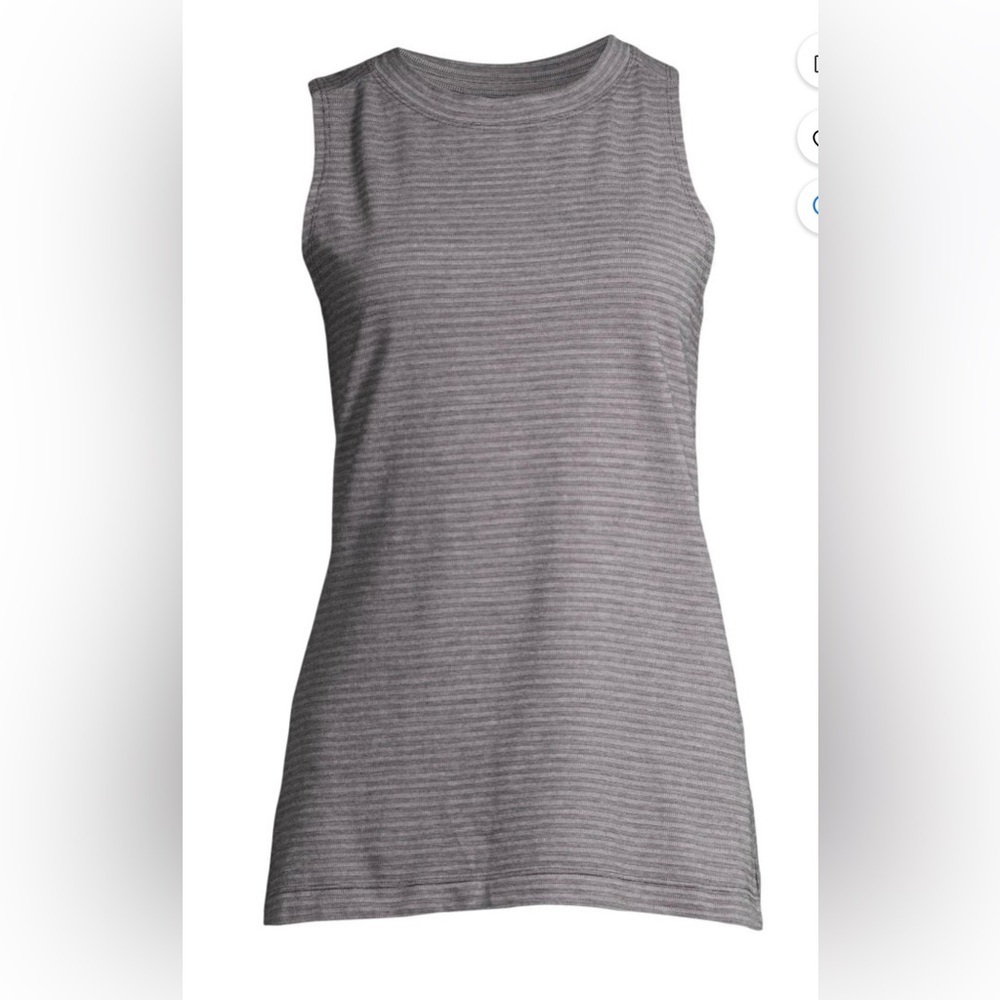 NWOT Athletic Works Gray Striped Tank Top - Picture 6 of 11